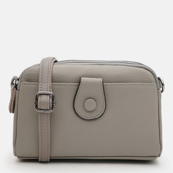 Women's cross-body shoulder bag made of genuine leather, small