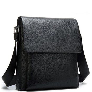Herren Echtleder Messenger Bag über der Schulter