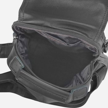 Men's genuine leather messenger bag over the shoulder