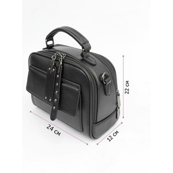 Stylish women's shoulder bag / roomy cross-body bag with strap 9384