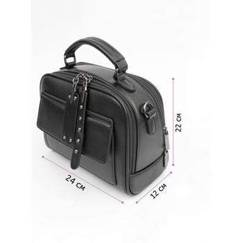 Stylische Damen Umhängetasche / geräumige Crossbody Bag mit Tragegurt 9384