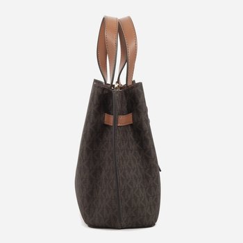 Women's cross-body shoulder bag made of genuine leather, small