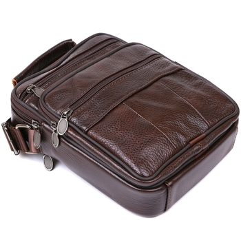 Vertikale Herrentasche