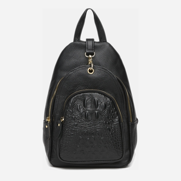 Women's leather backpack 6 l