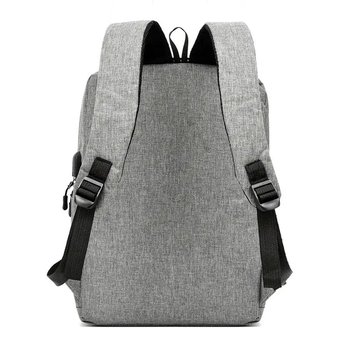 Cityrucksack 3in1 Backpack 9018 Reiseset Grau