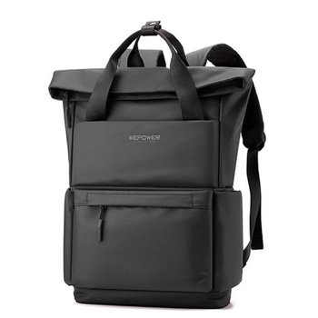 Men's backpack, roomy, textile, water-repellent, casual, urban, sports