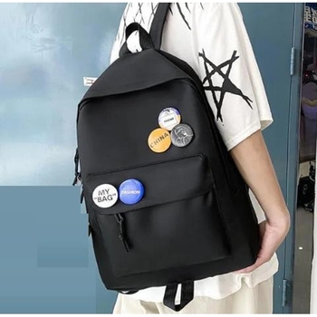 Sportlicher Stoffrucksack mit Schlüsselanhängern 40*28*12 VLASK