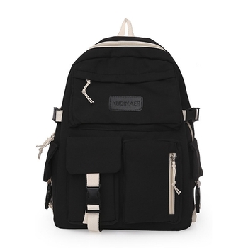 Rucksack Herren Damen Kinder Schultasche schwarz