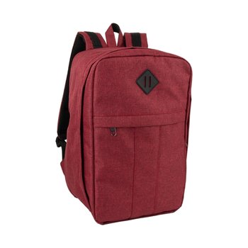 Дорожный рюкзак ручной клади в самолет 40 x 20 x 25 SkyBag Premium сумка для путешествий туристическая ручная кладь для самолета ryanair wizzair lauda бордовый (FB-2003R)