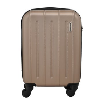 Пластиковый чемодан для ручной клади Lowcost лоукост Wizz Air 40 x 20 x 30 шампань