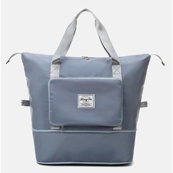 Travel bag for hand luggage Gray-blue color