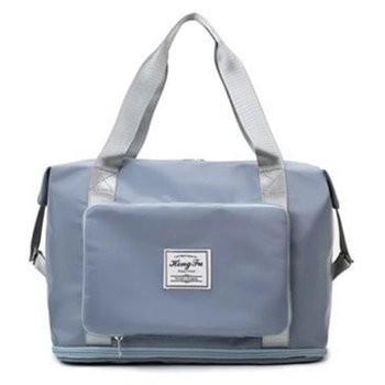 Travel bag for hand luggage Gray-blue color