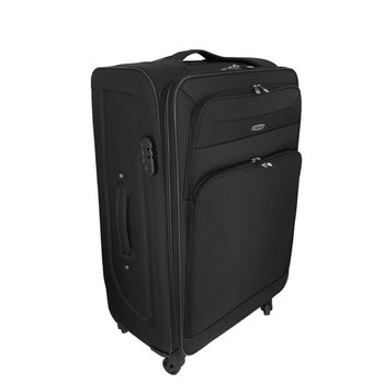 Чемодан На 4-х колесах 70 литров Черный 61х40х30