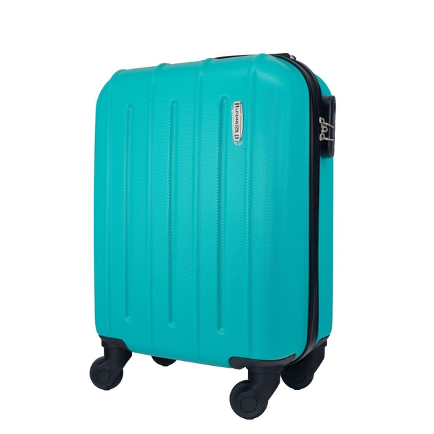 Plastic suitcase for hand luggage Lowcost lowcost Wizz Air 40 x 20 x 30 sea wave