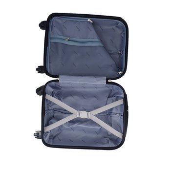 Plastic suitcase for hand luggage Lowcost lowcost Wizz Air 40 x 20 x 30 sea wave