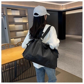 Reisetasche schwarz 45x31x15 cm. 1326
