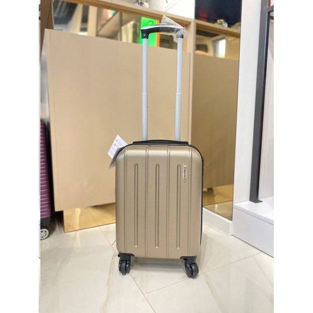 Plastic suitcase for hand luggage Lowcost low-cost Wizz Air 40 x 20 x 30 beige