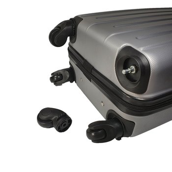 Plastic suitcase for hand luggage Lowcost low-cost Wizz Air 40 x 20 x 30 beige