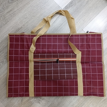 Leichte Reisetasche für Transport und Aufbewahrung, Non-Woven, 36 Liter, 50x30x24 cm, bärtig (C5688-36)