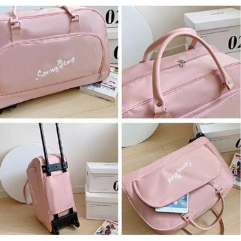 Reisetasche auf Rädern 401-3 Grau