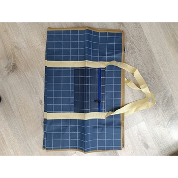 Leichte Reisetasche für Transport und Aufbewahrung, Non-Woven, 57 Liter, 60x40x24 cm, blau (C5693-57)