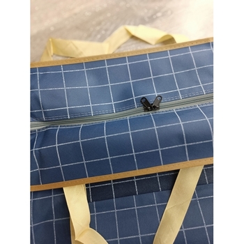 Leichte Reisetasche für Transport und Aufbewahrung, Non-Woven, 57 Liter, 60x40x24 cm, blau (C5693-57)