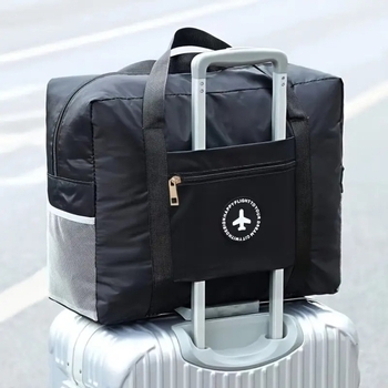 Reise-Organizer-Tasche mit Koffergriff KITUA Schwarz