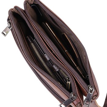 Unisex-Gürteltasche aus Leder