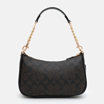 Damen Baguette Satteltasche aus Echtleder, mittel