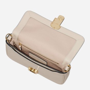 Damen Crossbody Schultertasche aus Echtleder, mittel