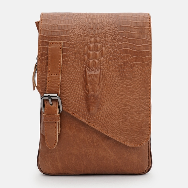 Herren-Umhängetasche aus echtem Leder