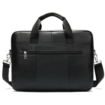 Herren Ledertasche, geräumige Aktentasche für Dokumente, Laptop, Büro, Leder