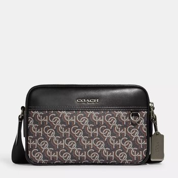 Men's genuine leather cross-body shoulder bag