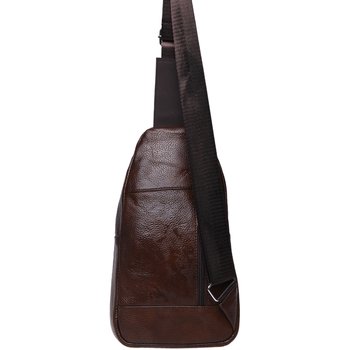 Мужская кожаная сумка-слинг