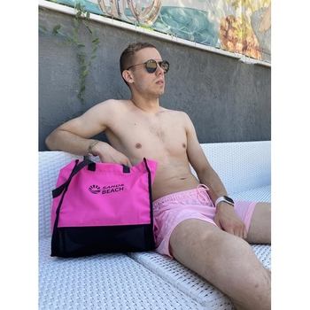 Sand&Beach Strandtasche Pink (Sandkastentasche mit Netzboden (9122221)