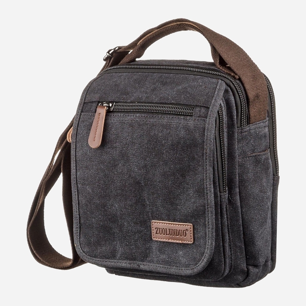 Сумка планшет через плече чоловіча тканинна