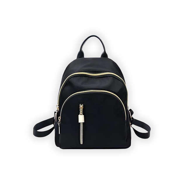 Rucksack Aktentasche Damen klein Sport für Reise VMHouse Kinder Schule Mini Rucksack 4 l Reisetasche für Dokumente Mädchen schwarz (0142-0001)