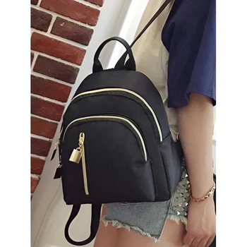 Rucksack Aktentasche Damen klein Sport für Reise VMHouse Kinder Schule Mini Rucksack 4 l Reisetasche für Dokumente Mädchen schwarz (0142-0001)