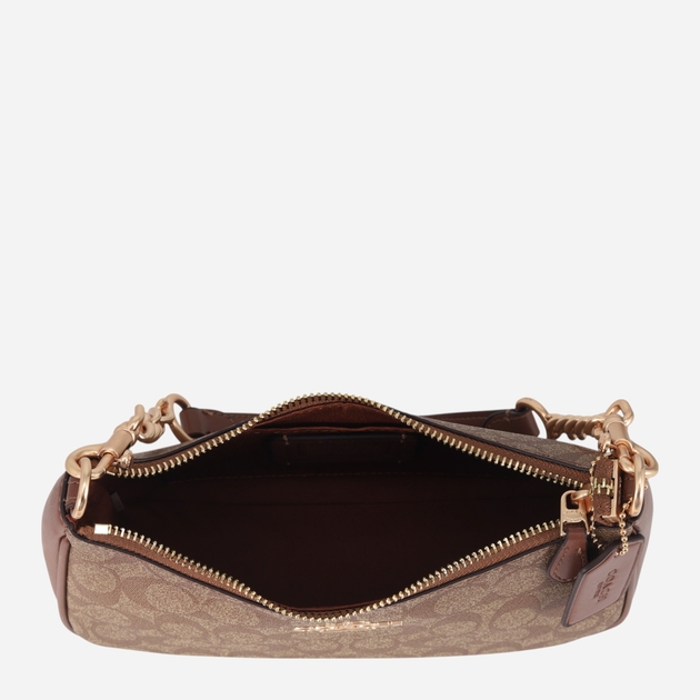 Damen Baguette Satteltasche aus Echtleder, mittel