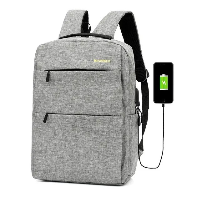 Cityrucksack 3in1 Backpack 9018 Reiseset Grau