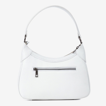 Damen Baguette Bag aus Echtleder, mittel