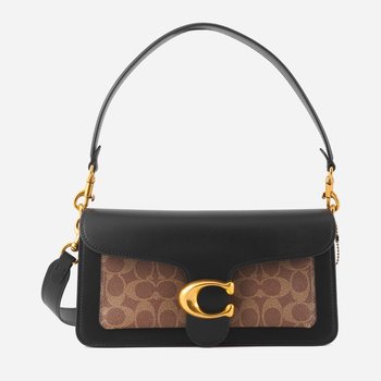 Women's cross-body shoulder bag made of genuine leather, medium