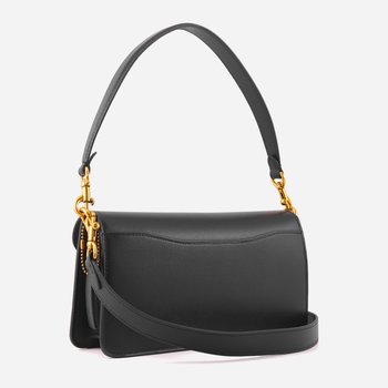 Women's cross-body shoulder bag made of genuine leather, medium