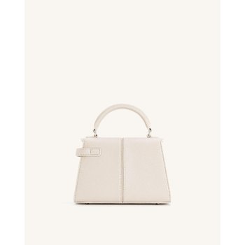 Damentasche mit JW PEI Logo Elise Large Top Handle Bag U47TM Weiß