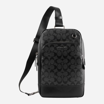 Men's genuine leather sling shoulder bag