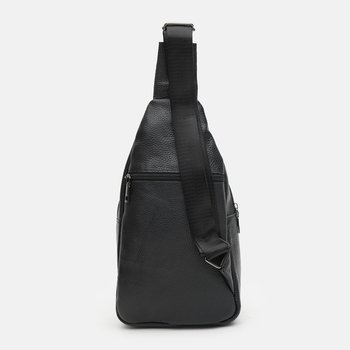 Мужская сумка-слинг кожаная