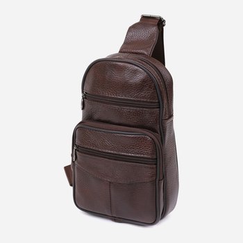 Men's leather sling bag