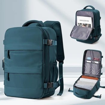 Rucksack für Handgepäck 40*25*20 Ryanair Wizzair wasserdicht türkis