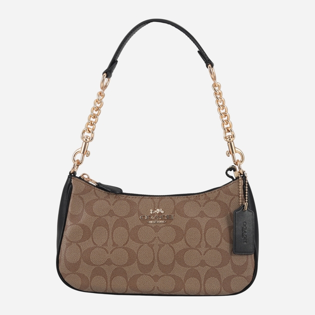 Women's cross-body bag made of genuine leather, medium