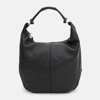 Women's leather shopper bag